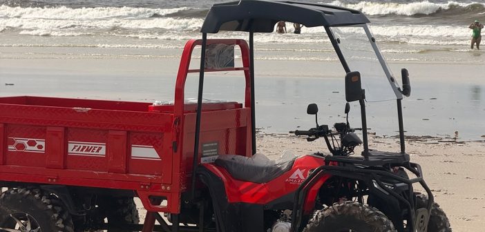 Mais limpeza e eficiência: Maracanã recebe quadriciclos para reforçar serviços em Fortalezinha e Algodoal